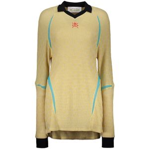 Paolina Russo, Dames, Truien, Geel, Maat: M Viscose,