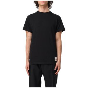 Jil Sander, Heren, Tops, Zwart, Maat: XS
