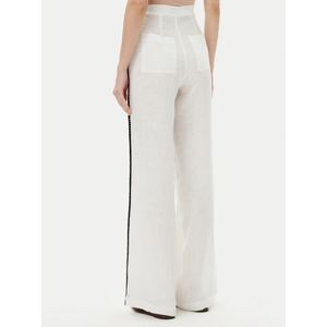 Kaos, Dames, Broeken, Wit, Maat: M Linnen,