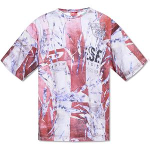 Diesel, Heren, Tops, Veelkleurig, Maat: 2XL Katoen,