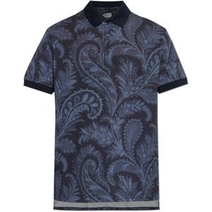 Etro, Heren, Tops, Blauw, Maat: XL Katoen,