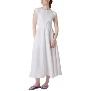 Deha, Dames, Jurken, Wit, Maat: XS Katoen,