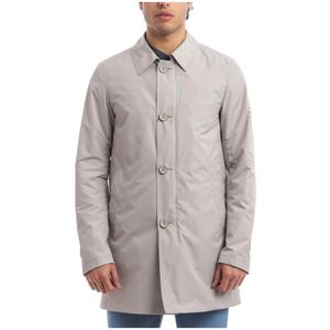 Herno, Heren, Jassen, Grijs, Maat: 2XL Polyamide,