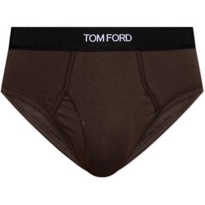Tom Ford, Heren, Ondergoed, Bruin, Maat: S Katoen,