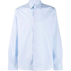 Aspesi, Heren, Overhemden, Blauw, Maat: 2XS