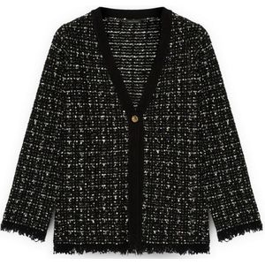 Fiorella Rubino, Dames, Truien, Zwart, Maat: XS Katoen,