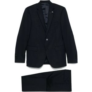 Lardini, Heren, Pakken, Blauw, Maat: 2XL