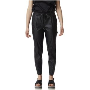 Pinko, Dames, Broeken, Zwart, Maat: XS Leer,