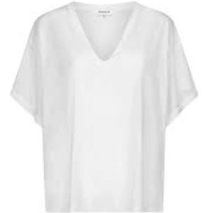 Dondup, Dames, Blouses & Shirts, Wit, Maat: M Zijde,