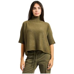 Manila Grace, Dames, Truien, Groen, Maat: XS Viscose,