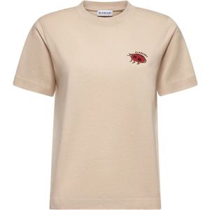 Burberry, Dames, Tops, Beige, Maat: S Katoen,
