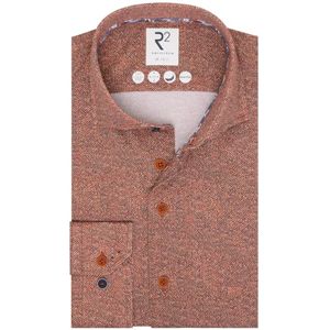 R2 Amsterdam, Heren, Overhemden, Oranje, Maat: L