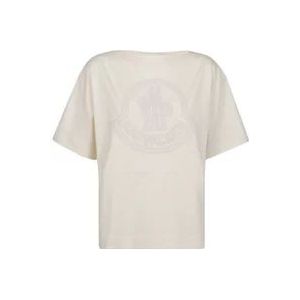Moncler T-Hemden , White , Dames , Maat: L
