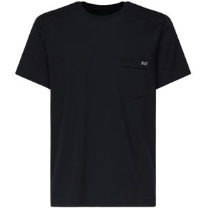 Fay, Heren, Tops, Zwart, Maat: 2XL Katoen,