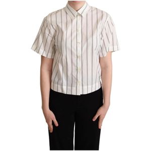Dolce & Gabbana, Dames, Blouses & Shirts, Veelkleurig, Maat: M Katoen,