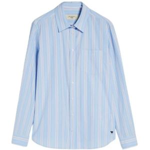 Max Mara, Dames, Blouses & Shirts, Blauw, Maat: M Katoen,