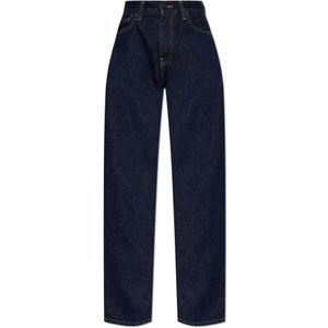 Carhartt Wip, Dames, Jeans, Blauw, Maat: W24 Katoen,