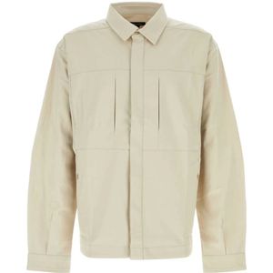 Entire Studios, Heren, Overhemden, Beige, Maat: M Wol,