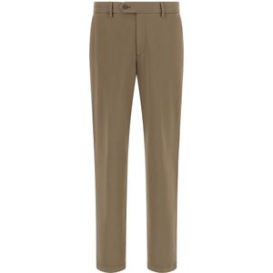 Boggi Milano, Heren, Broeken, Bruin, Maat: S Katoen,