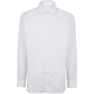 Buonamassa, Heren, Overhemden, Wit, Maat: 6XL Katoen,