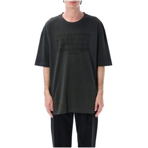 Maison Margiela, Heren, Tops, Zwart, Maat: M Katoen,