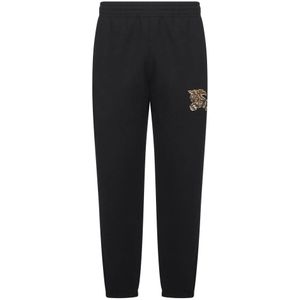 Burberry, Heren, Broeken, Zwart, Maat: M Katoen,