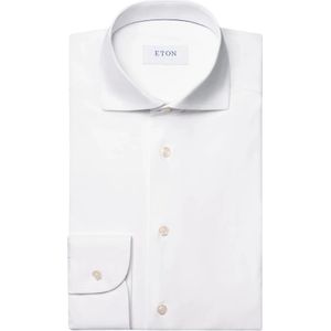 Eton - Overhemd - Wit - Four-Way Stretch - Contemporary Fit