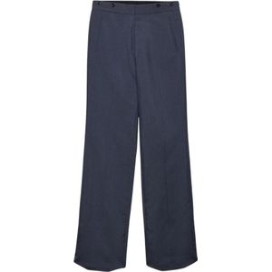 Prada, Heren, Broeken, Blauw, Maat: M Leer,