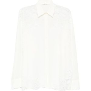 Ermanno Scervino, Dames, Blouses & Shirts, Wit, Maat: XS