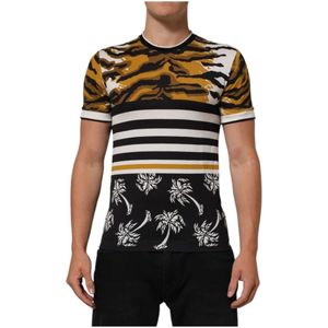 Dolce & Gabbana, Heren, Tops, Veelkleurig, Maat: XS Katoen,