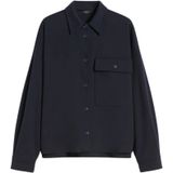 Max Mara, Dames, Blouses & Shirts, Blauw, Maat: XS Katoen,