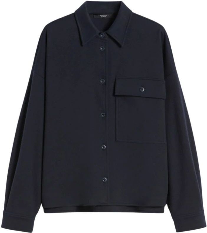 Max Mara, Dames, Blouses & Shirts, Blauw, Maat: XS Katoen,