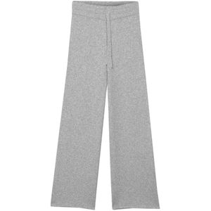 MC2 Saint Barth, Dames, Broeken, Grijs, Maat: XS Wol,