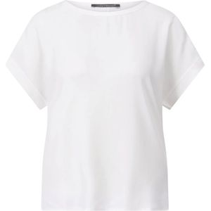 Luisa Cerano, Dames, Blouses & Shirts, Wit, Maat: S Zijde,