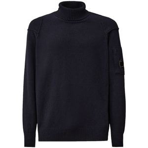 C.p. Company, Heren, Truien, Blauw, Maat: L Wol,