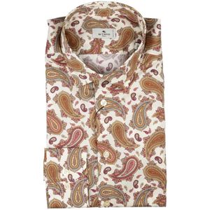 Etro, Heren, Overhemden, Veelkleurig, Maat: M Katoen,
