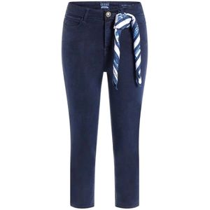Guess, Dames, Broeken, Blauw, Maat: W24 Synthetisch,