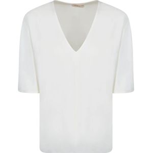 Blanca Vita, Dames, Blouses & Shirts, Wit, Maat: M Jersey,