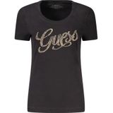 Guess, Dames, Tops, Zwart, Maat: XS Katoen,