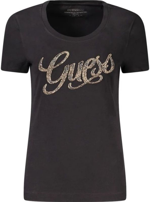 Guess, Dames, Tops, Zwart, Maat: XS Katoen,