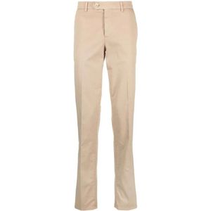 Brunello Cucinelli, Heren, Broeken, Beige, Maat: 2XL Katoen,