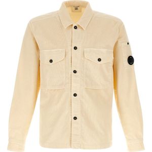 C.p. Company, Heren, Jassen, Beige, Maat: XL Corduroy,