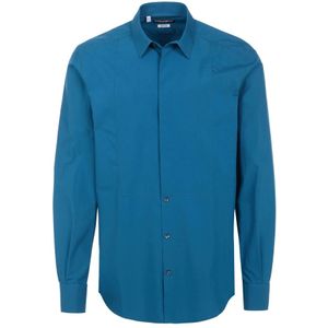 Dolce & Gabbana, Heren, Overhemden, Blauw, Maat: XL