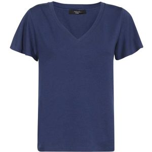 Weekend Max Mara, Dames, Tops, Blauw, Maat: S Katoen,