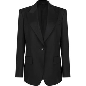 Tom Ford, Dames, Jassen, Zwart, Maat: M Wol,