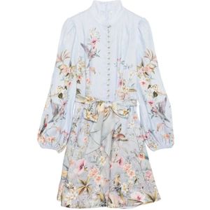 Zimmermann, Dames, Jurken, Veelkleurig, Maat: L Linnen,