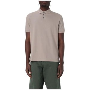Emporio Armani, Heren, Tops, Beige, Maat: S