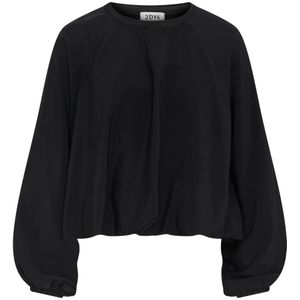 Drykorn, Dames, Blouses & Shirts, Zwart, Maat: XS Katoen,