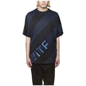 Juun.J, Heren, Tops, Blauw, Maat: L Katoen,