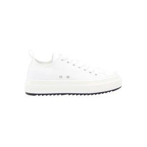 Dsquared2 Lichte en natuurlijke witte sneakers , White , Heren , Maat: 44 EU